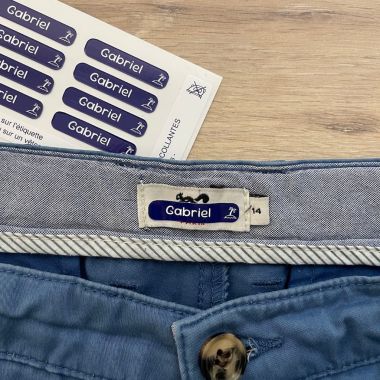 Étiquettes autocollantes 1 ligne