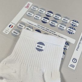 Étiquettes thermocollantes ronde