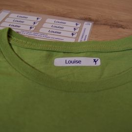 Étiquettes thermocollantes 1 ligne
