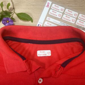 Étiquettes thermocollantes 2 lignes petite