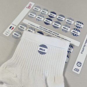 Étiquettes thermocollantes ronde